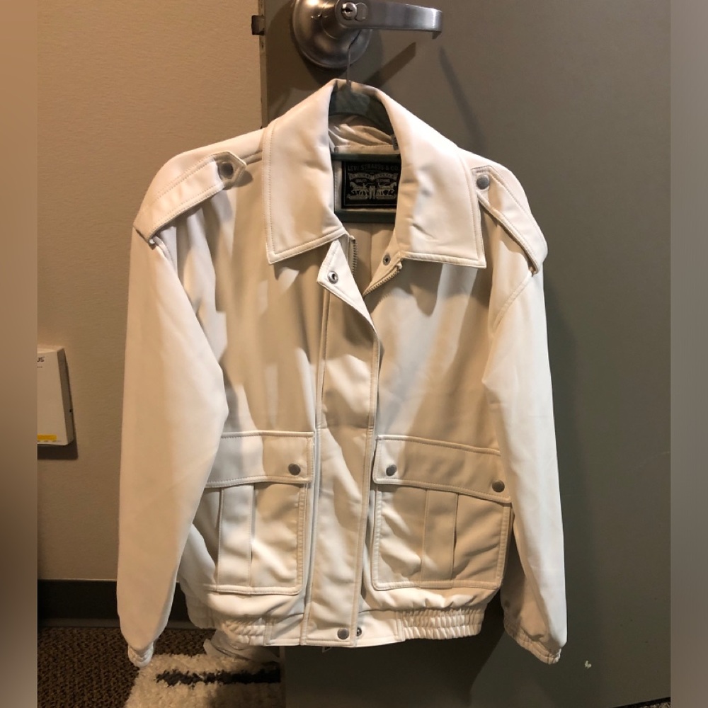 Levi’s faux leather jacket XS